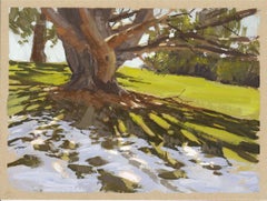 "019 - Plein Air-Englewood, CO" (2022) By Judd Mercer, Gouache Painting