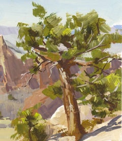 "022 - Plein Air-Roxborough Park" (2022) By Judd Mercer, Gouache Painting