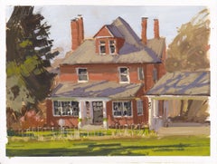 "023 - Plein Air-Englewood, CO" (2022) di Judd Mercer, Pittura a guazzo