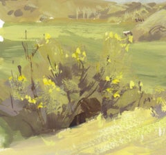 "026 - Plein Air-Golden, CO" (2022) By Judd Mercer, Gouache Painting