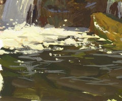 "028 - Plein Air-Eldorado Canyon, CO" (2022) Di Judd Mercer, Pittura a guazzo