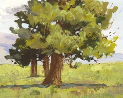 «035 - Plein Air-Flat Irons Vista, CO » (2022) par Judd Mercer, peinture à la gouache