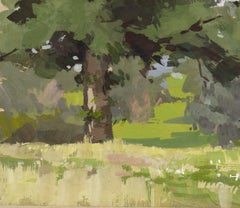 „044 – Plein Air-Englewood, CO“ (2022) von Judd Mercer, Gouache-Gemälde