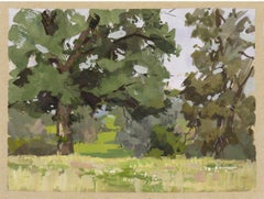 "044 - Plein Air-Englewood, CO" (2022) di Judd Mercer, Pittura a guazzo