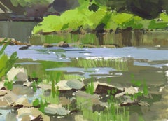 "047 - Plein Air-Englewood, CO" (2022) di Judd Mercer, Pittura a guazzo