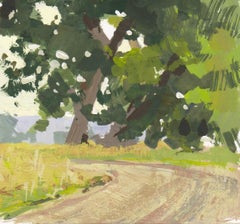 "054 - Plein Air-Aurora, CO" (2022) Di Judd Mercer, Pittura a guazzo