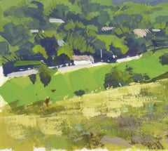 "061 - Plein Air-Morrison, CO" (2022) By Judd Mercer, Gouache Painting