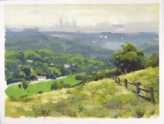„061 - Plein Air-Morrison, CO“ (2022) von Judd Mercer, Gouache-Gemälde