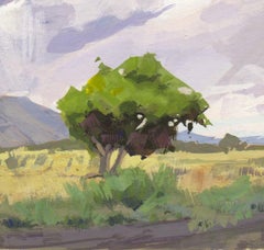 „066 - Plein Air-Golden, CO“ (2022) von Judd Mercer, Gouache-Gemälde