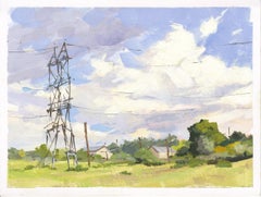 "067 - Plein Air-Golden, CO" (2022) By Judd Mercer, Gouache Painting