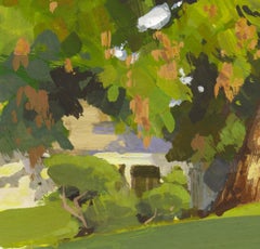 "069 - Plein Air-Englewood, CO" (2022) By Judd Mercer, Gouache Painting