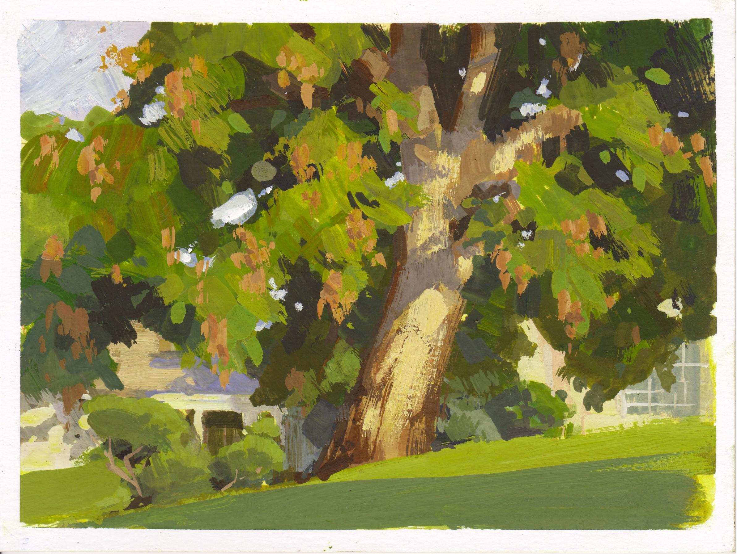 069 - Plein Air-Englewood, CO" de Judd Mercer (EEUU) es una pintura al gouache que representa un paisaje.
 
Biografía/declaración del artista
Judd Mercer es un paisajista contemporáneo y nativo de Colorado obsesionado con contar historias a través