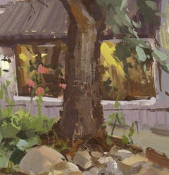 "070 - Plein Air-Lafayette, CO" (2022) By Judd Mercer, Gouache Painting