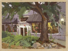 «070 - Plein Air-Lafayette, CO » (2022) par Judd Mercer, peinture à la gouache