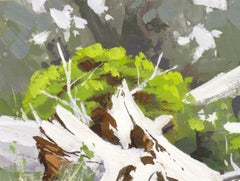 "073 - Plein Air-Bear Creek, CO" (2022) By Judd Mercer, Gouache Painting