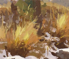 «096 - Plein Air-Morrison, CO » (2022) par Judd Mercer, peinture à la gouache