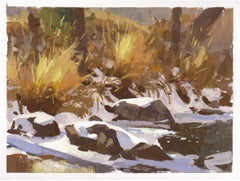 "096 - Plein Air-Morrison, CO" (2022) Di Judd Mercer, Pittura a guazzo