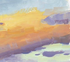 „099 - Plein Air-Chatfield Farms, CO“ (2022) von Judd Mercer, Gouache-Gemälde