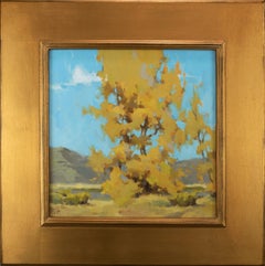 "Before the Fall" - Impressionist Western Landscape and Skyscape, Oil Painting