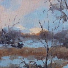 "Cold Track" (2022) By Judd Mercer, Original Oil Painting