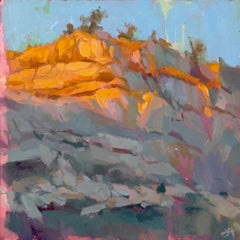 "Come to Light" - Contemporary Colorado Rocky Ridge Oil Painting, 2026