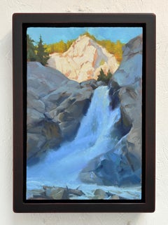 "Emanation" (2024) di Judd Mercer, pittura a olio originale su pannello di Wood