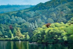 "Ancora di smeraldo", pittura a olio