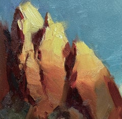 „Göttinnen auf Feuer“ (2023) von Judd Mercer, Original-Ölgemälde