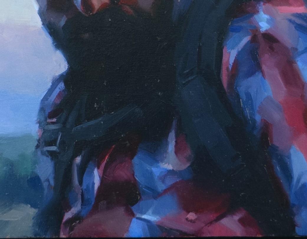 „Heading Down“ (2023) von Judd Mercer, Original-Ölgemälde im Angebot 4