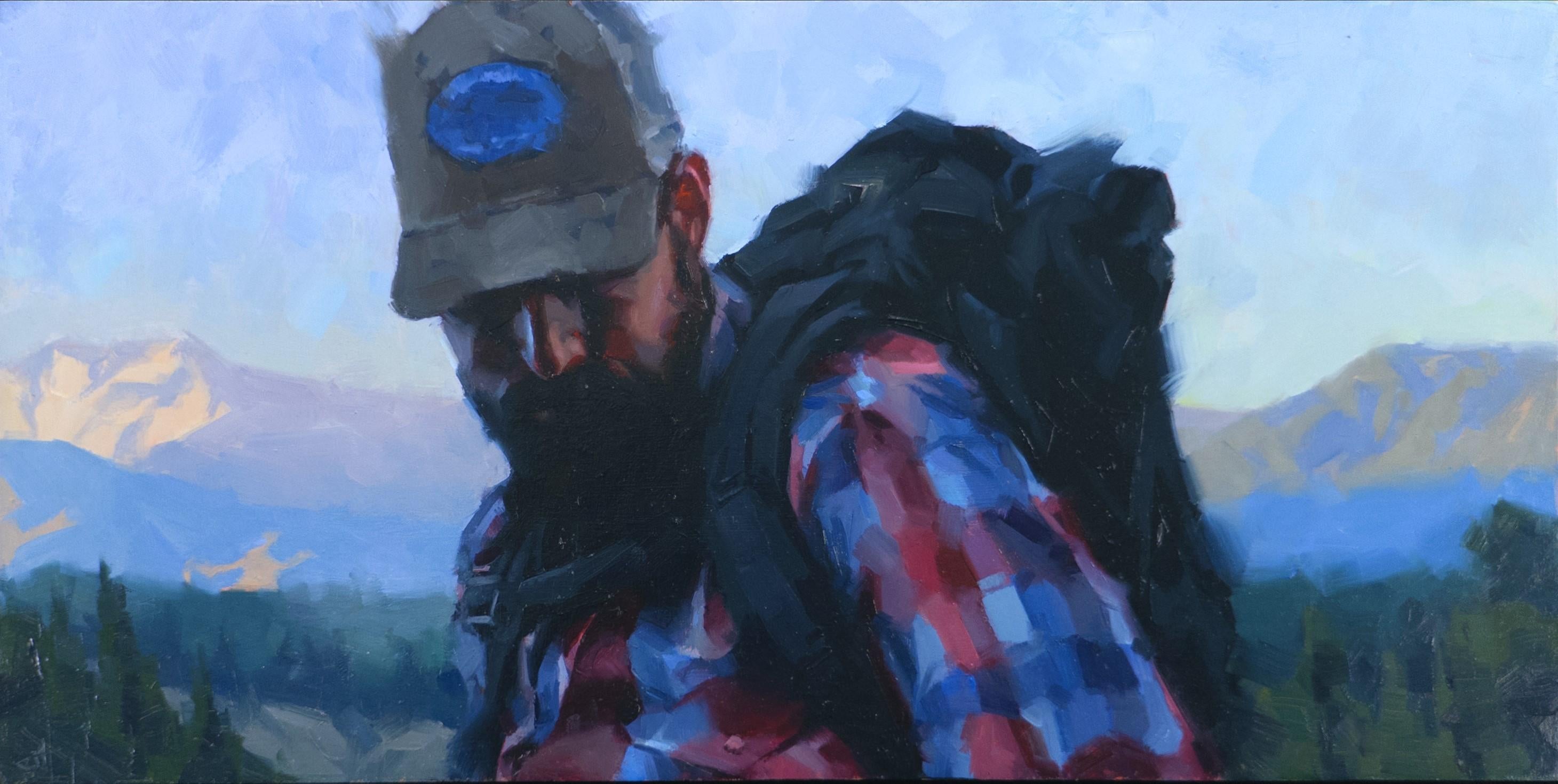 "Heading Down" (2023) By Judd Mercer, Original Oil Painting