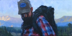 "Heading Down" (2023) di Judd Mercer, Pittura a olio originale