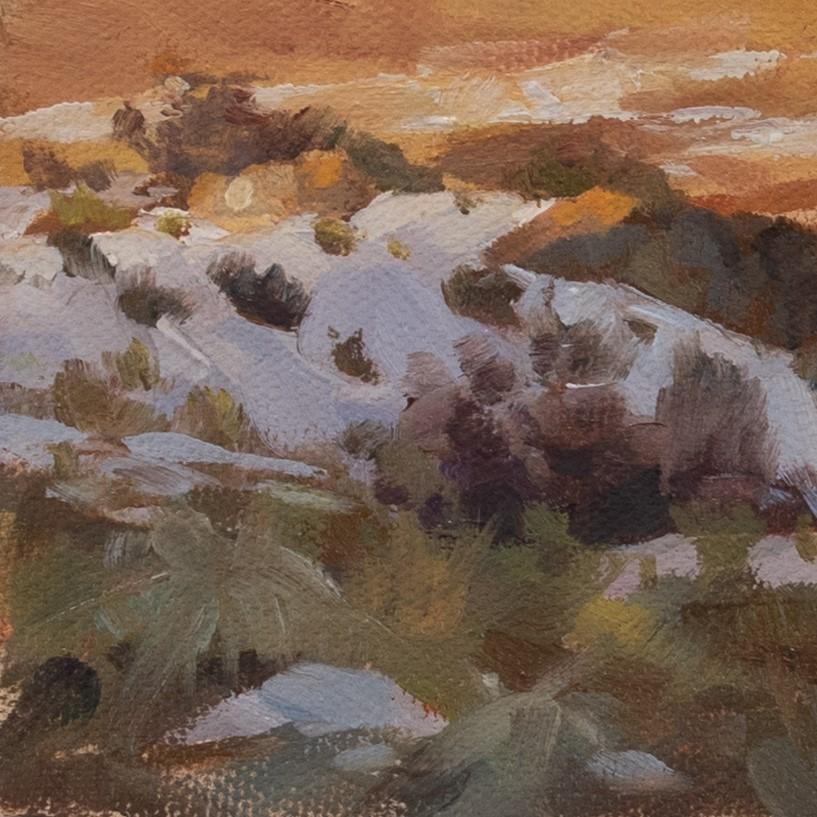 „Morning Warmth“ (2022) von Judd Mercer, Original-Ölgemälde im Angebot 1