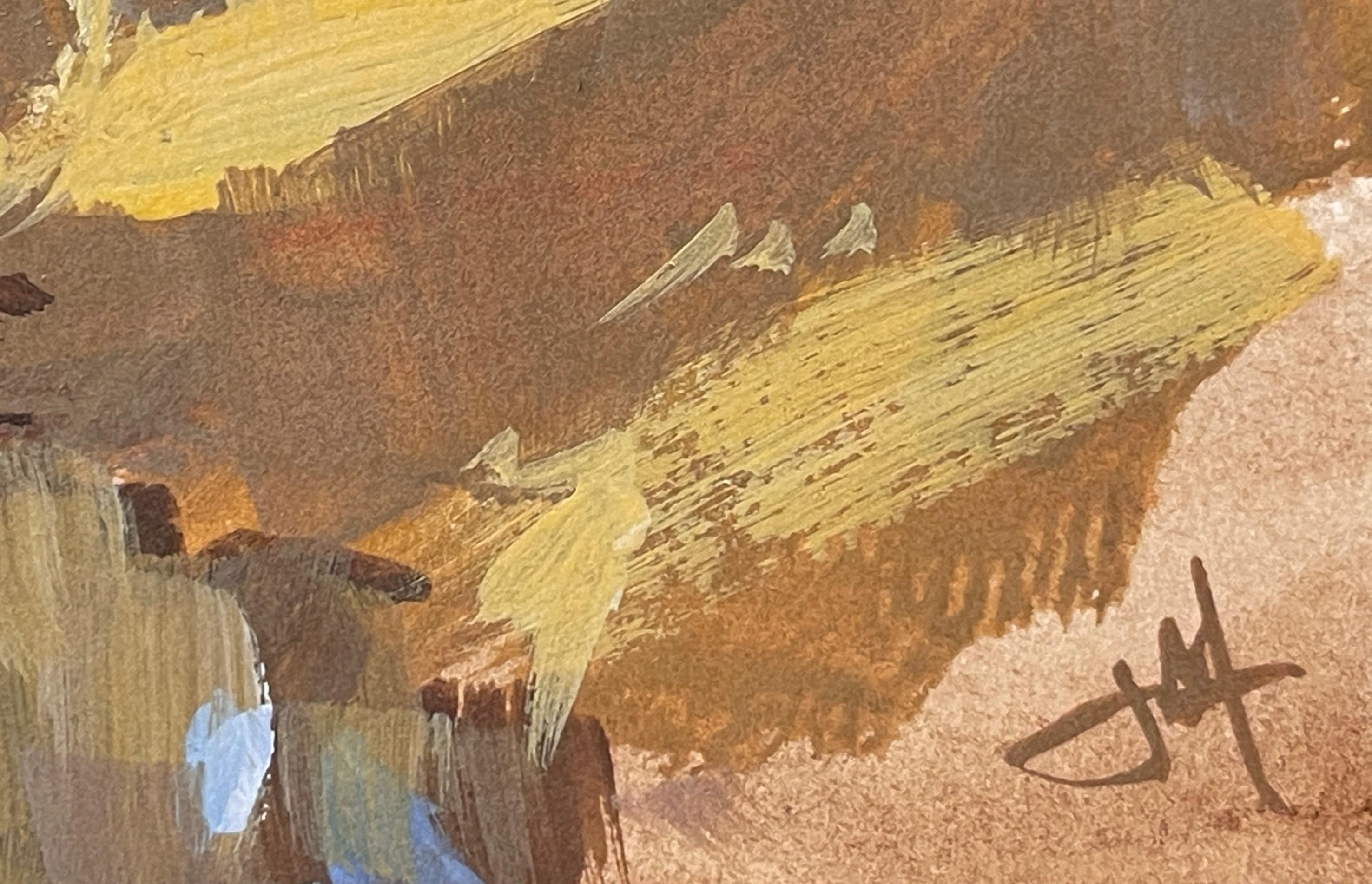 „Overgrowth“ (2021) von Judd Mercer, Original impressionistisches Landschaftsgemälde im Angebot 2