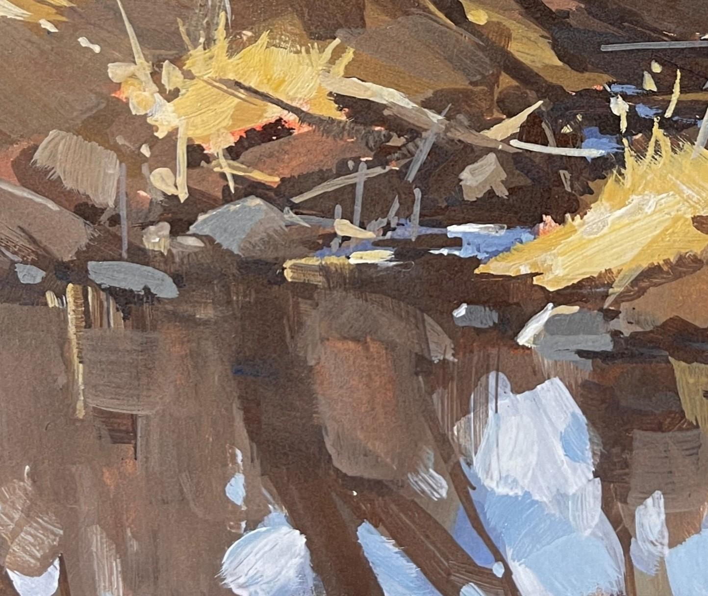 „Overgrowth“ (2021) von Judd Mercer, Original impressionistisches Landschaftsgemälde im Angebot 4