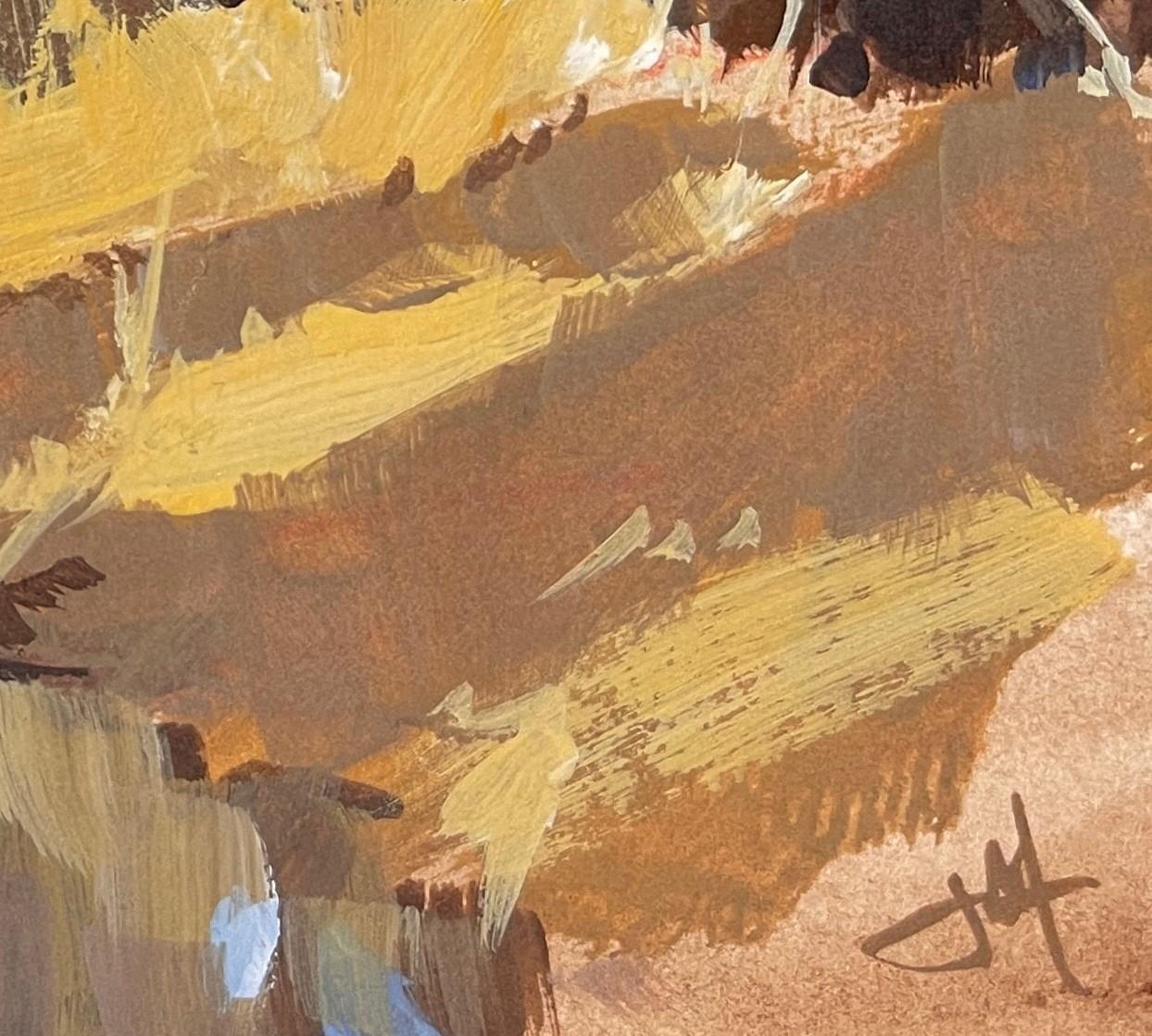 „Overgrowth“ (2021) von Judd Mercer, Original impressionistisches Landschaftsgemälde im Angebot 5