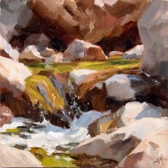 "Run Off" (2022) di Judd Mercer, Pittura a olio originale