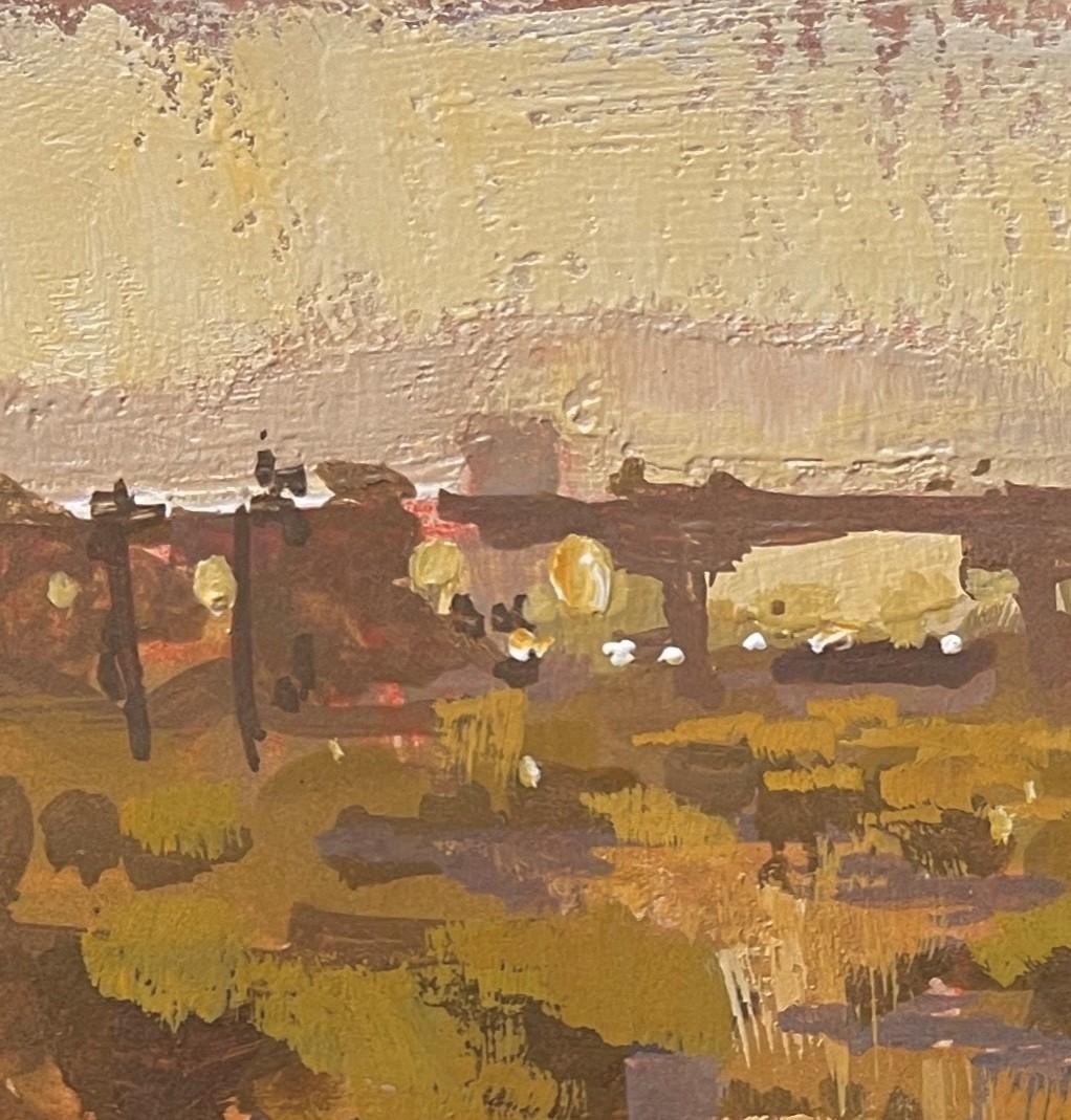 „Skipper's Orders“ (2021) von Judd Mercer, Original impressionistische Stadtlandschaft des Impressionismus im Angebot 6
