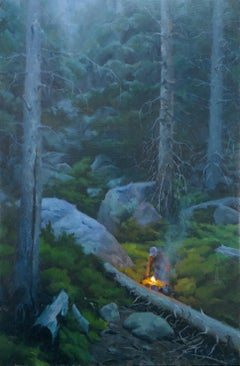 „Stark Relief“ (2024) von Judd Mercer, Original-Ölgemälde