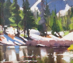 "Dream Lake" (2022) By Judd Mercer, Original Oil Painting