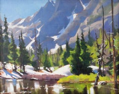 "The Loch" (2022) By Judd Mercer, Original Oil Painting