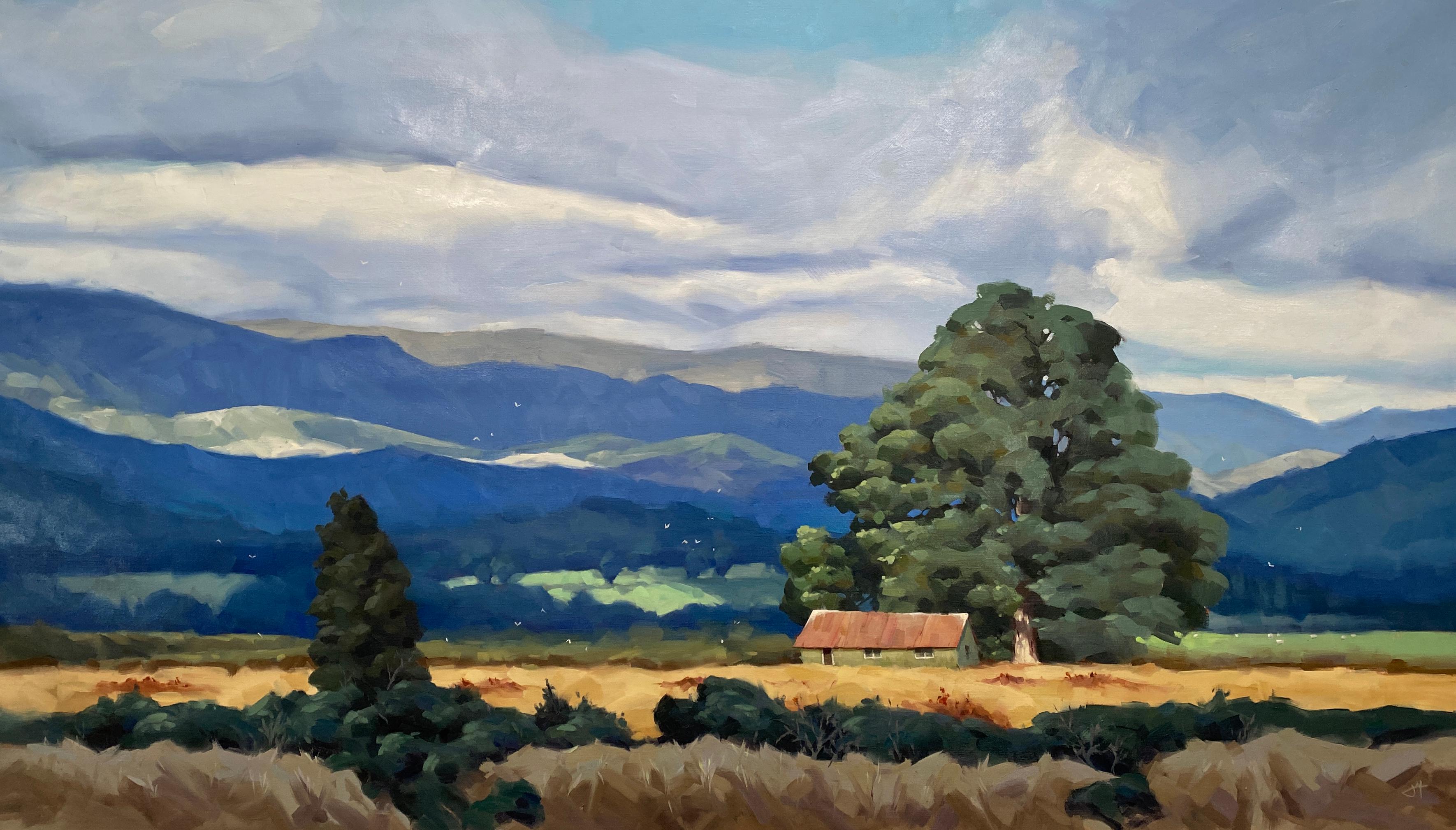 Judd Mercer Landscape Painting – „Under the Boughs“, Ölgemälde