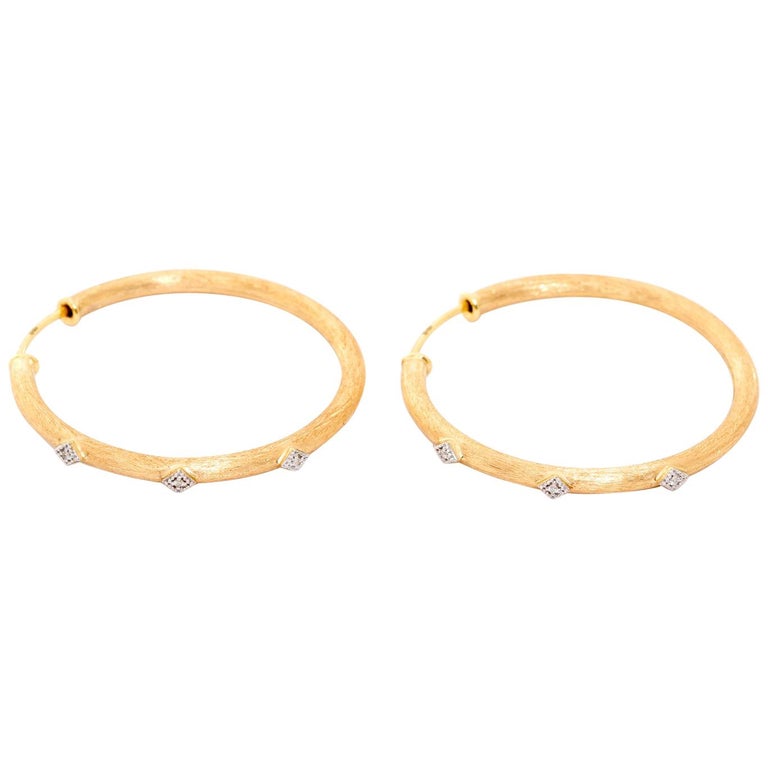 Jude Frances Lisse Kite Hoop Earrings at 1stDibs