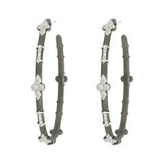 Jude Frances Silver Large Hoop Earrings