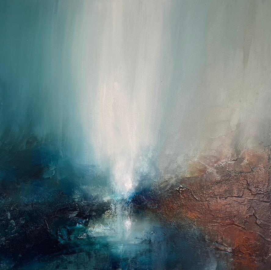 Jude McKenna Abstract Painting - When Light Returned