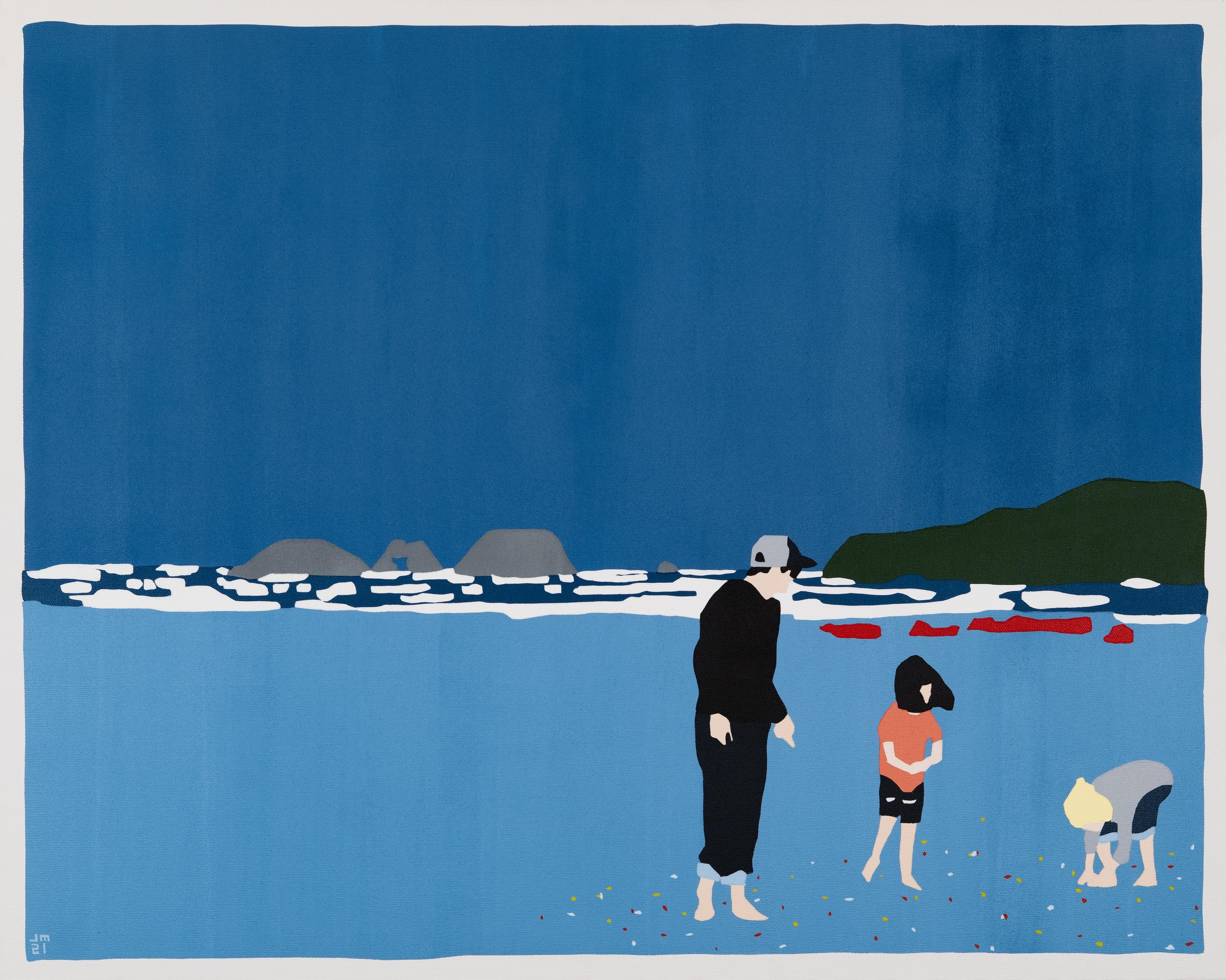 Tesoro - Pittura moderna americana della costa dell'Oregon