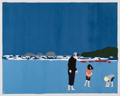 Tesoro - Pintura moderna americana de la costa de Oregón