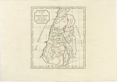Judee ou Terre Sainte Map of the Holy Land and Jerusalem, c.1806