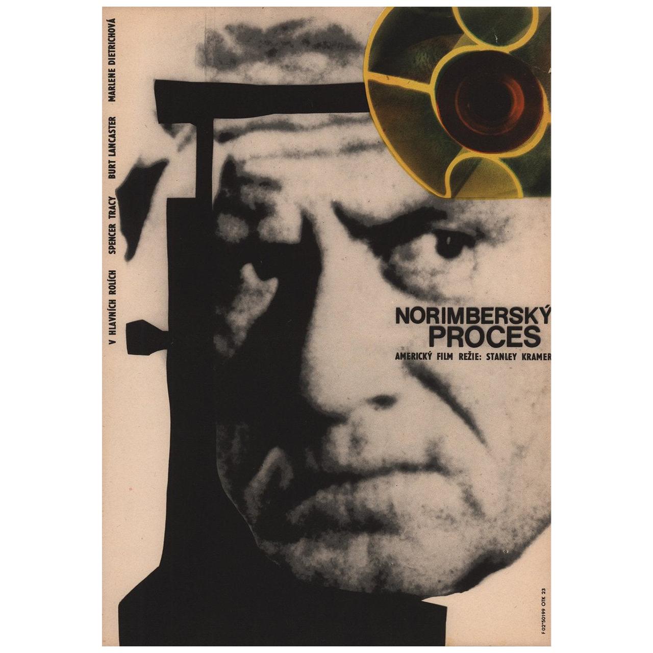 Judgment at Nuremberg 1965 Czech A3 Film Poster For Sale