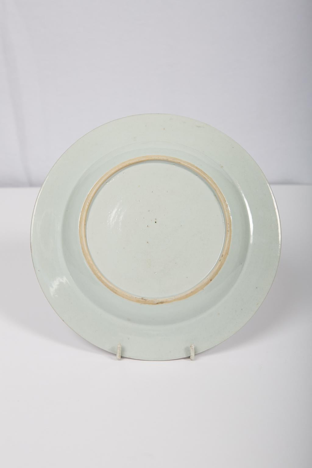 Chinese Export Porcelain Plate Judgement of Paris Made Circa 1750 For Sale 1
