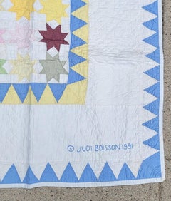 Judi Boisson: Miniatur-Quilts mit achtzackigen Sternen, 1991